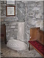 Ogham Stone and Lantern Cross, St Kew