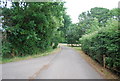 Footpath and track heading east from Wykehurst Farm