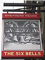 The Six Bells, Pub Sign, Cliffe