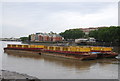 Barges on the River Thames