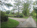 Caegweision Farm entrance