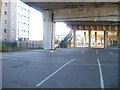 Car park under George Street Bridge, Newport