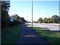 East Lancs Road sign for Within Carrs Nature Reserve