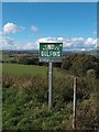 Defaced sign by Bole Hill Park, Crookes