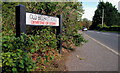 Old Belfast Road sign, Downpatrick