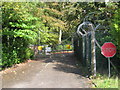 Secure entrance off Longcross Road