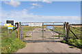 Gated access to RAF Milltown