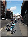 Cycle hire rack, Barbican