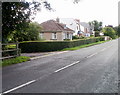 Eastermost houses on Dixton Road, Monmouth