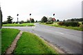 Road junction near Bense Bridge Farm