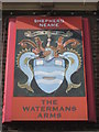 The Watermans Arms, Pub Sign, Wouldham