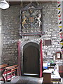 King Charles II Coat of Arms,  St Kew parish church