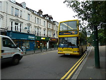 SZ0991 : Double decker in Old Christchurch Road by Basher Eyre