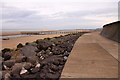 The sea wall at Rhyl