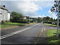 A458 road through Llanerfyl