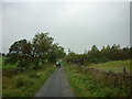 Cyclists on the path that joins both ends of the tunnel