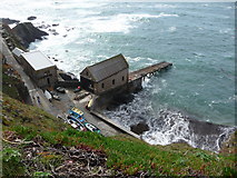 SW7011 : The old disused Lizard Lifeboat station, Polpeor Cove by Jeremy Bolwell