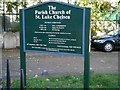 Notice board, St Luke