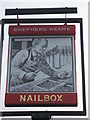 TR2036 : Nailbox, Pub Sign, Folkestone by David Anstiss
