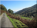 Looking over Fridd Fawr from mountain road