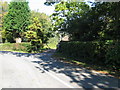 Entrance to Horsted Pond Cottage on Horsted Pond Lane