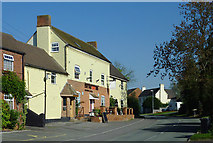 SO8090 : The Red Lion Inn at Bobbington, Staffordshire by Roger  D Kidd