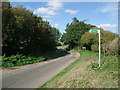 The road from Long Buckby to West Haddon