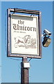 The Unicorn pub sign, Llanedeyrn