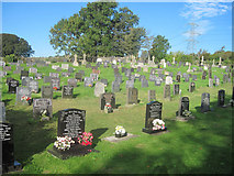 SH5371 : Graveyard at St Mary's Church by John Firth