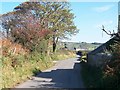 The entrance to Lon Goch at Ty