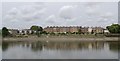 Houses on Chiswick Mall seen across the Thames