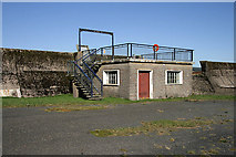 NX6685 : The control building at Lochinvar Reservoir by Walter Baxter