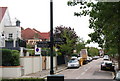 Thames Path signpost, Lonsdale Rd, Barnes