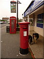 Middleton-on-Sea: postbox № PO22 36 and phone box, Elmer Road