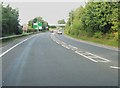 Approaching a roundabout on the A75