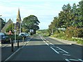 Passing Beeswing church on the A711