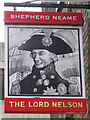 TR3241 : The Lord Nelson sign by Oast House Archive