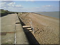 Sea wall at Swalecliffe