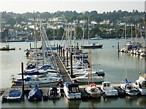 SX8851 : Yachts in Dartmouth Harbour by Tom Jolliffe