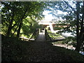 Footbridge over an inlet of the Thames