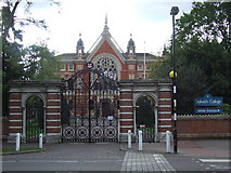 TQ3373 : Dulwich College gates by Malc McDonald
