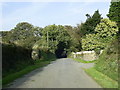 SM9139 : Tree-lined road by Trenewydd by Martyn Harries