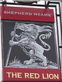 The Red Lion, Pub Sign, Charing Heath