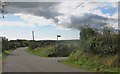 The sign posted entrance to the Gwynus Byway