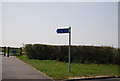 National cycleway 2 signpost, Station Rd