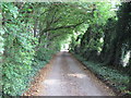 Access road from Lympne Place