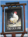 The Cock Inn sign