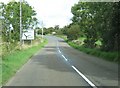 Approaching a junction on the A755