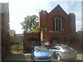 The derelict church hall of Streatham United Reformed Church