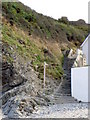 Footpath steps, Llangrannog